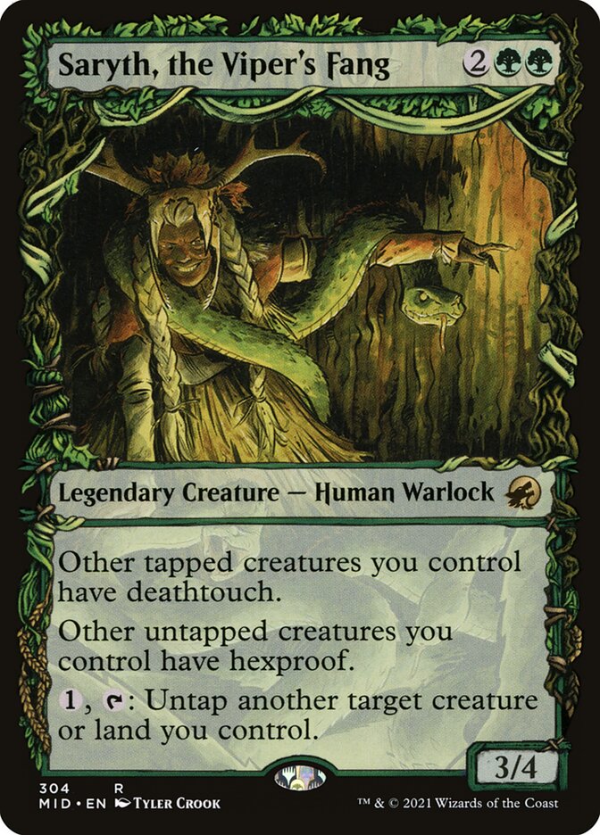 Saryth, the Viper's Fang 304/277 (Innistrad: Midnight Hunt)  | Good Games Morley