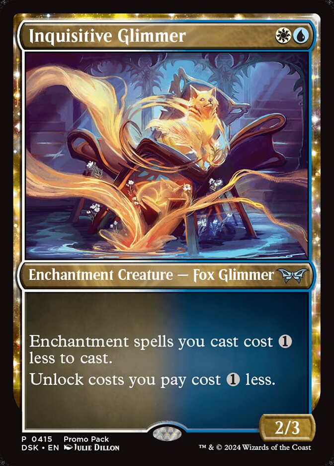 Inquisitive Glimmer 415 (Promo Pack: Duskmourn: House of Horror)  - Foil | Good Games Morley