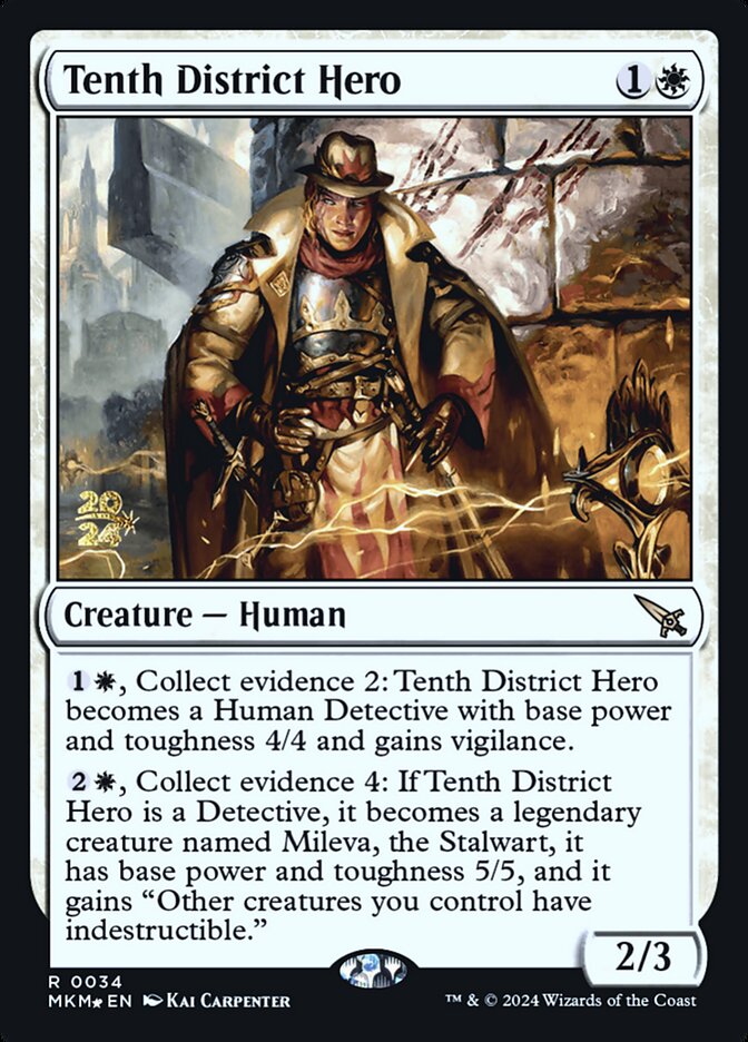 Tenth District Hero 34s/182 (Prerelease Cards)  - Foil | Good Games Morley