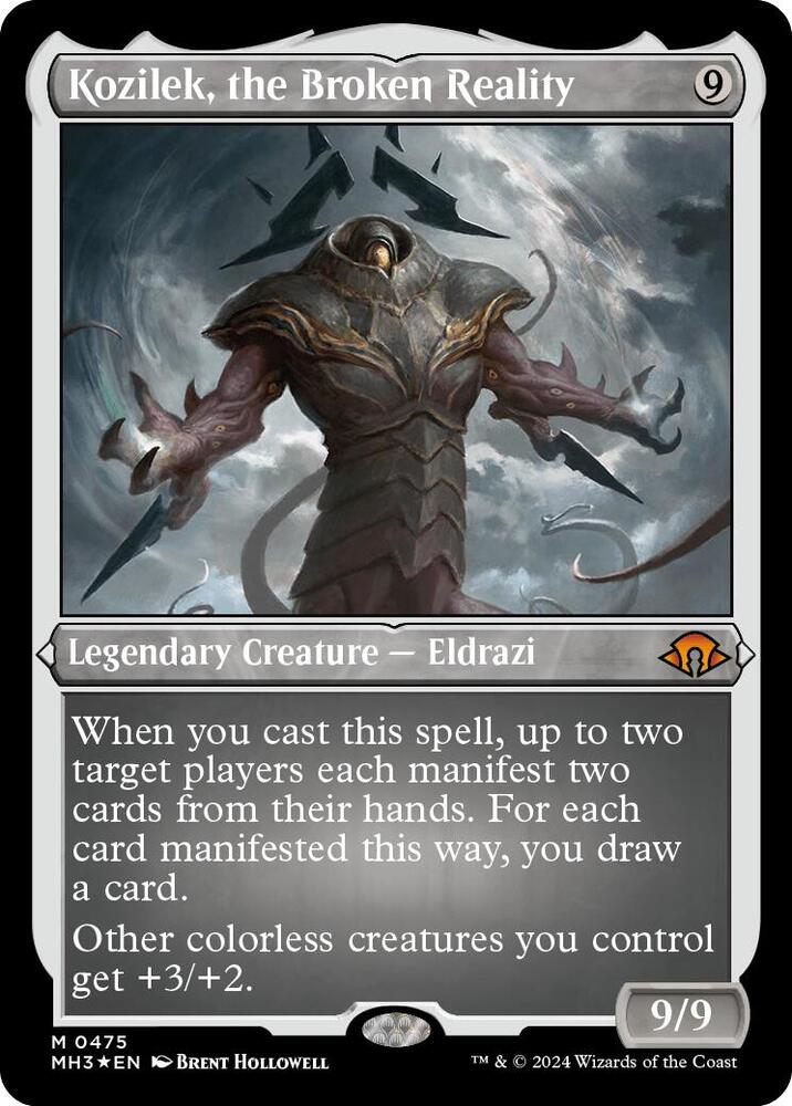 Kozilek, the Broken Reality 475/319 (Modern Horizons 3)  - Etched Foil | Good Games Morley