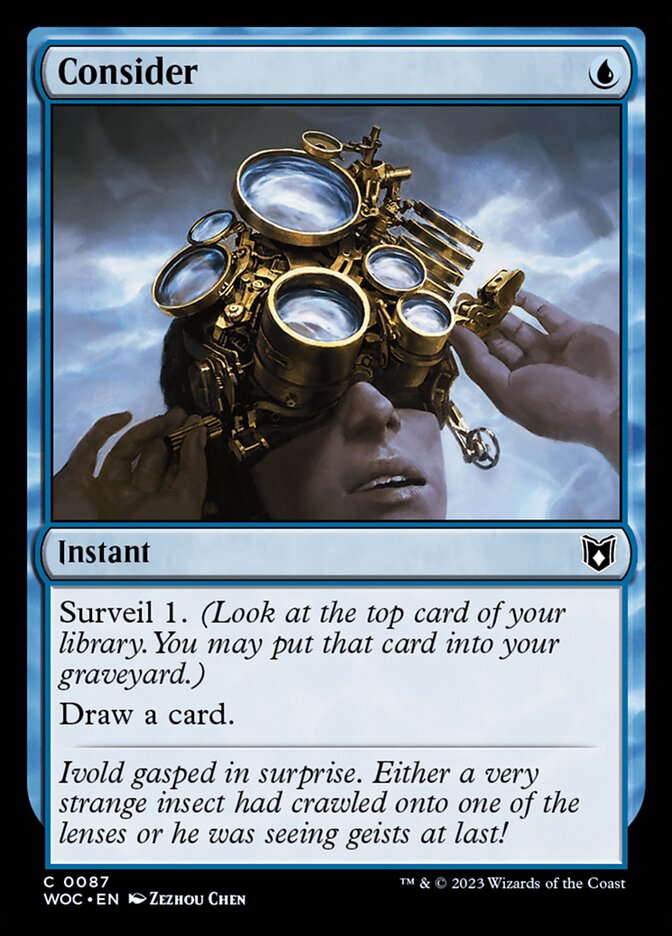 Consider 87/173 (Commander: Wilds of Eldraine)  | Good Games Morley