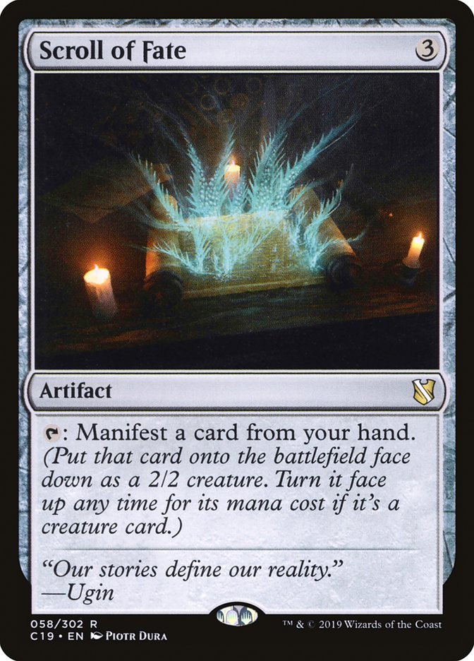 Scroll of Fate 58/302 (Commander 2019)  | Good Games Morley