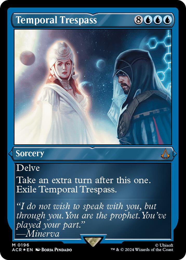 Temporal Trespass 196 (Universes Beyond: Assassin's Creed)  - Etched Foil | Good Games Morley