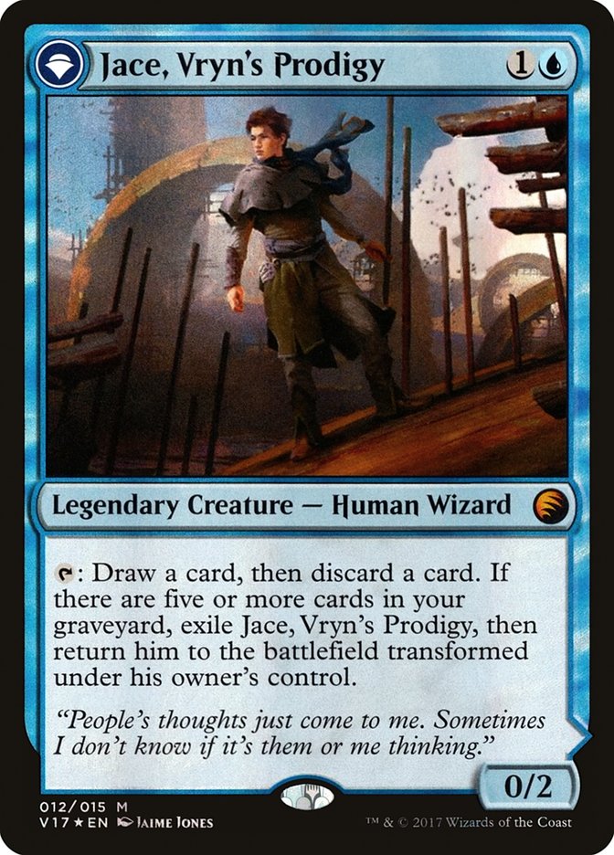 Jace, Vryn's Prodigy // Jace, Telepath Unbound 12/15 (From the Vault: Transform)  - Foil | Good Games Morley