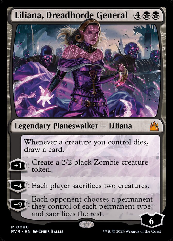 Liliana, Dreadhorde General 80/291 (Ravnica Remastered)  | Good Games Morley