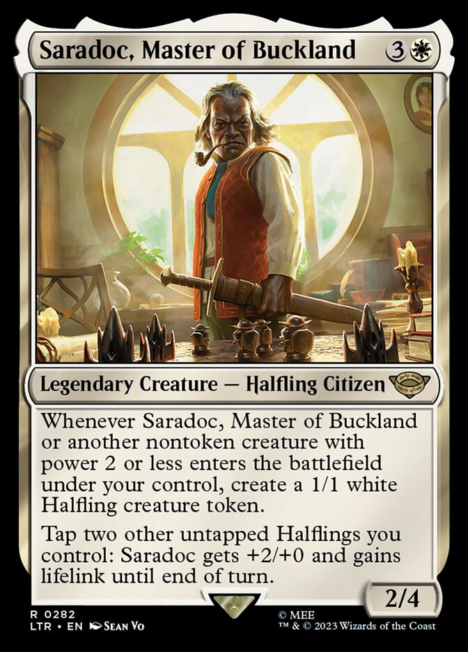 Saradoc, Master of Buckland 282 (Universes Beyond: The Lord of the Rings: Tales of Middle-earth)  | Good Games Morley