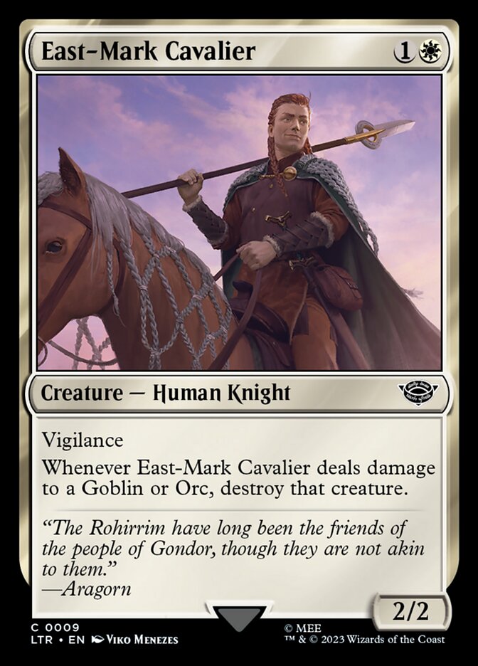 East-Mark Cavalier 9 (Universes Beyond: The Lord of the Rings: Tales of Middle-earth)  | Good Games Morley