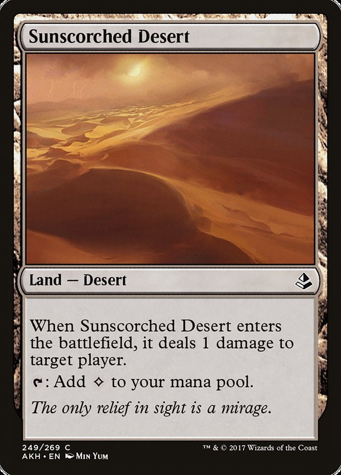Sunscorched Desert 249 (Amonkhet)  - Foil | Good Games Morley