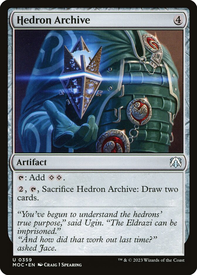 Hedron Archive 359/444 (Commander: March of the Machine)  | Good Games Morley