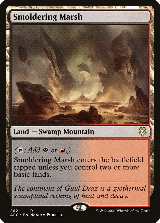 Smoldering Marsh 262/62 (Commander: Adventures in the Forgotten Realms)  | Good Games Morley