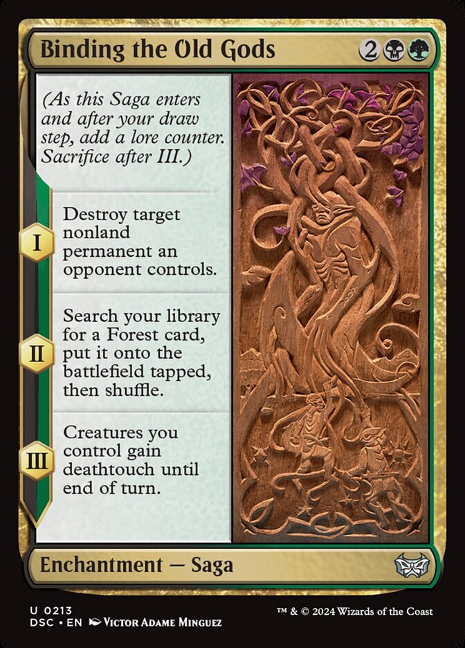 Binding the Old Gods 213/40 (Commander: Duskmourn: House of Horror)  | Good Games Morley