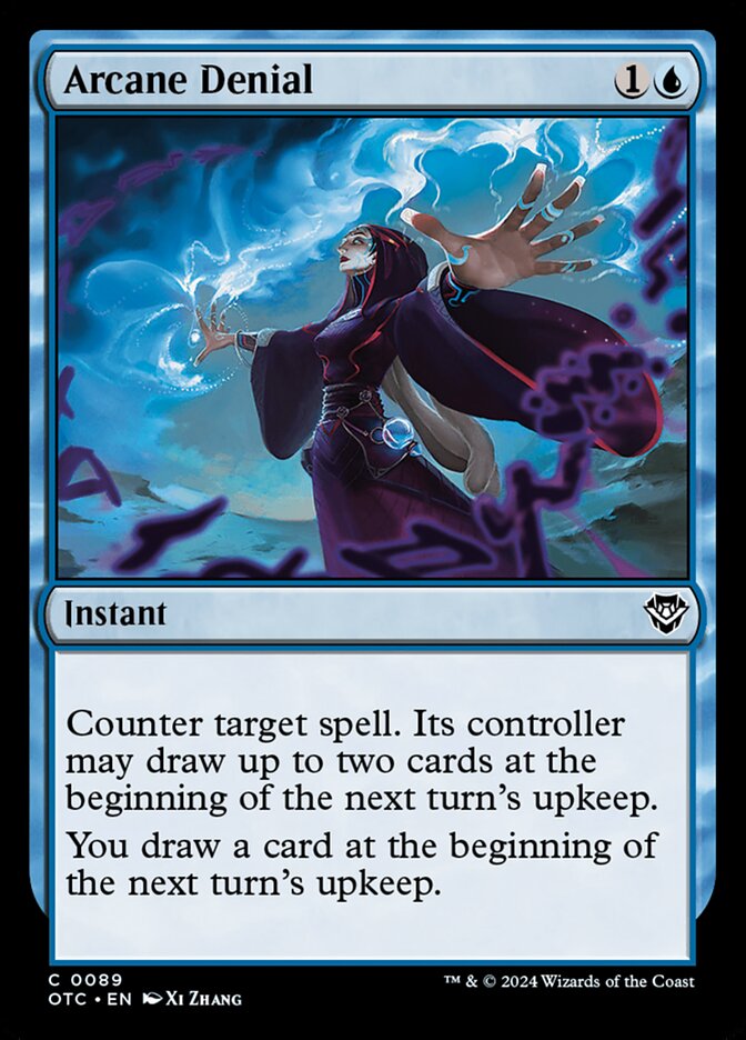 Arcane Denial 89/342 (Commander: Outlaws of Thunder Junction)  | Good Games Morley