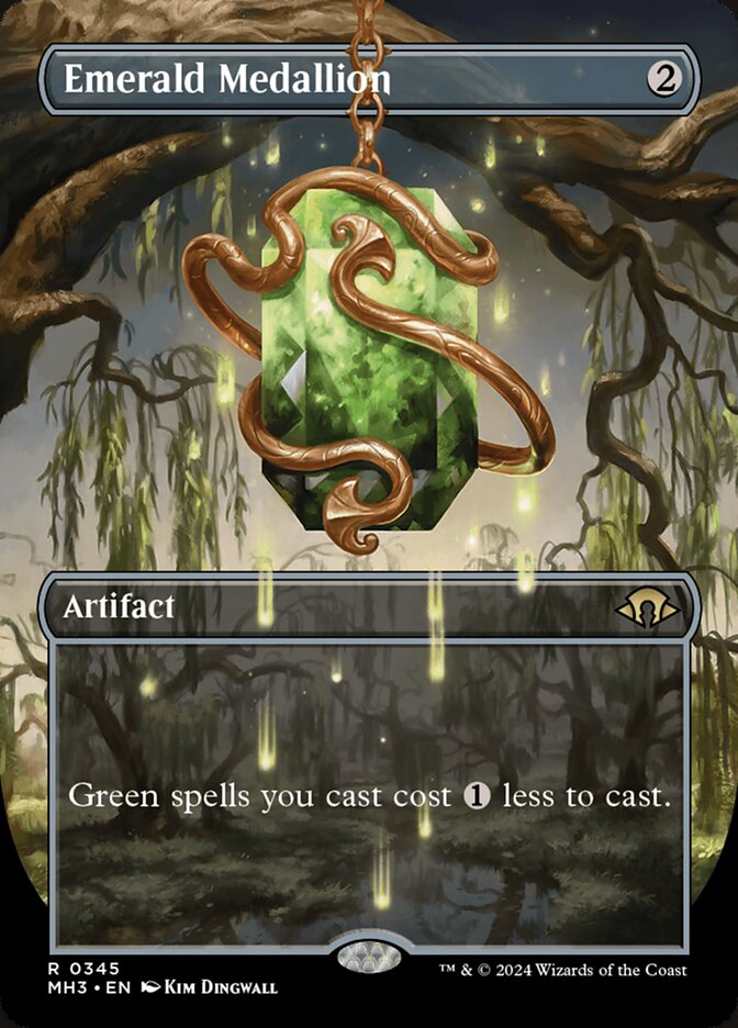 Emerald Medallion 345/319 (Modern Horizons 3)  - Foil | Good Games Morley