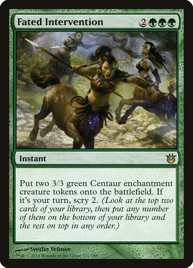 Fated Intervention 121/165 (Born of the Gods)  | Good Games Morley