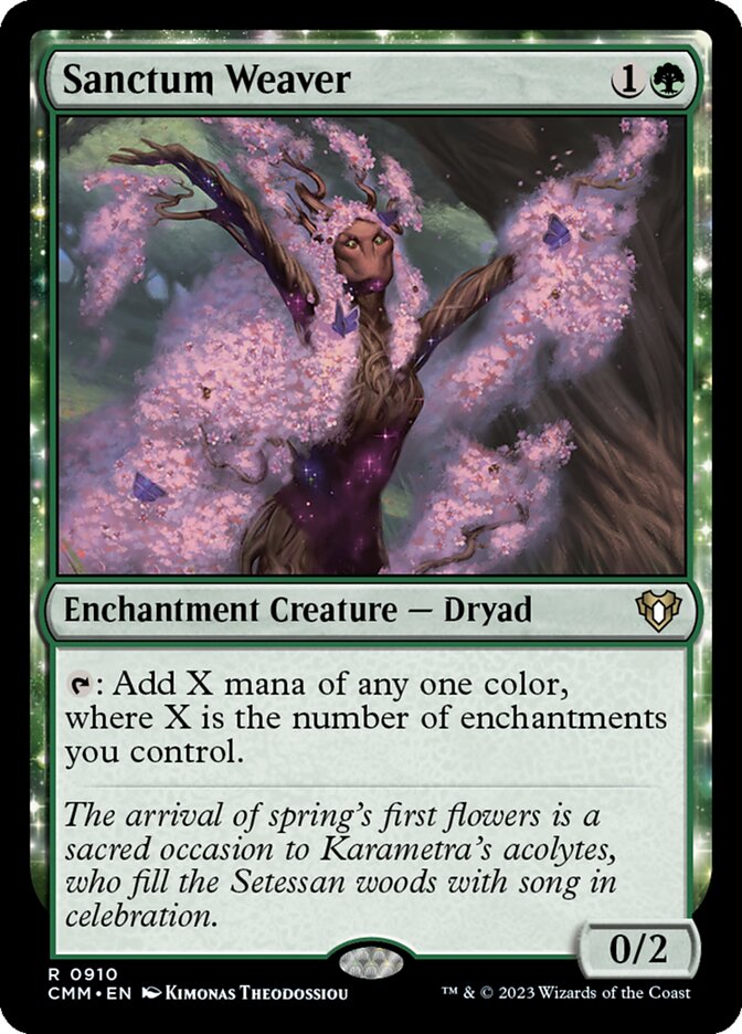 Sanctum Weaver 910/451 (Commander Masters)  | Good Games Morley