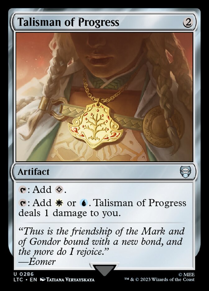 Talisman of Progress 286 (Commander: The Lord of the Rings: Tales of Middle-earth)  | Good Games Morley
