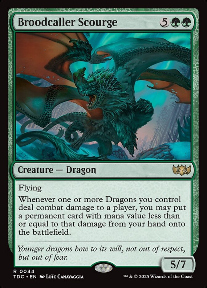 Broodcaller Scourge 44 (Commander: Tarkir: Dragonstorm)  | Good Games Morley