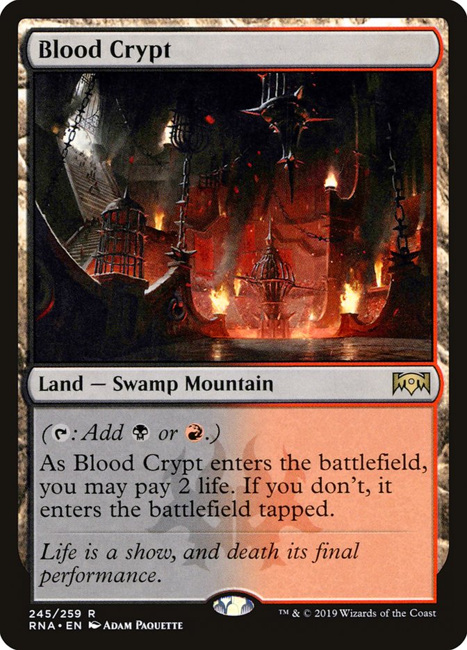 Blood Crypt 245 (Ravnica Allegiance)  - Foil | Good Games Morley
