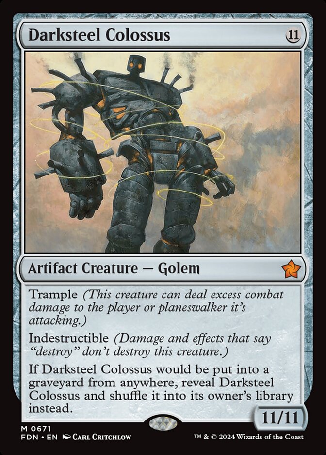 Darksteel Colossus 671/291 (Foundations)  | Good Games Morley
