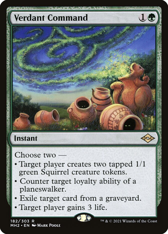 Verdant Command 182 (Modern Horizons 2)  | Good Games Morley