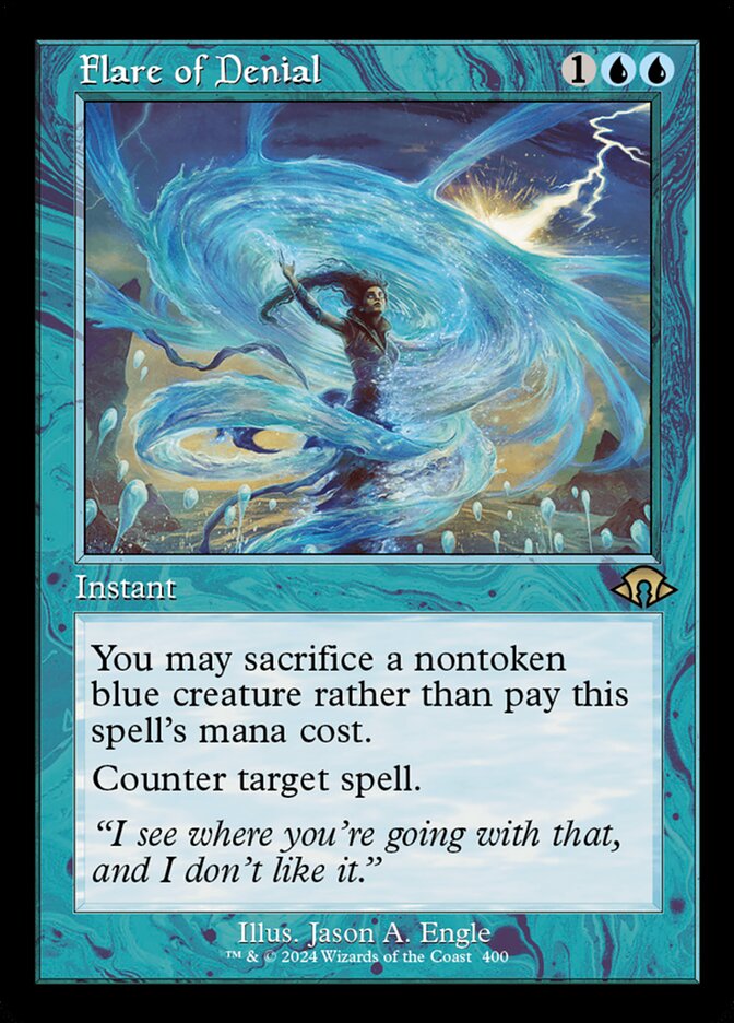 Flare of Denial 400/319 (Modern Horizons 3)  - Retro Foil | Good Games Morley