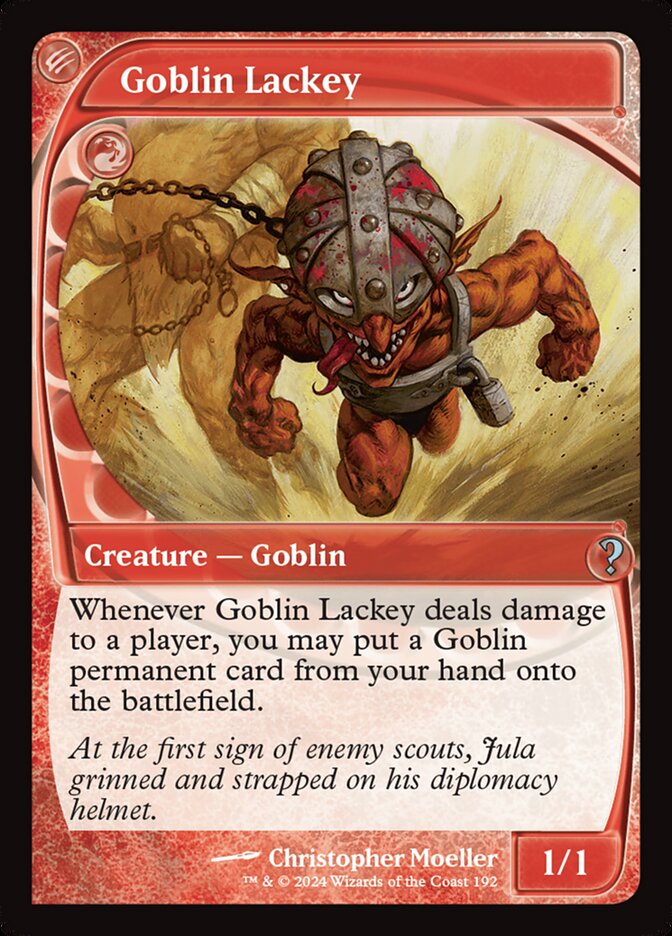 Goblin Lackey Future Sight 192 (Mystery Booster 2)  - Future Sight | Good Games Morley