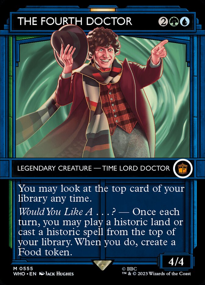 The Fourth Doctor 555/331 (Universes Beyond: Doctor Who)  - Showcase Foil | Good Games Morley