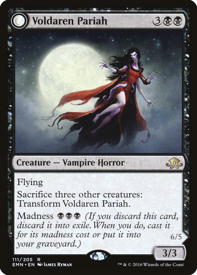 Voldaren Pariah // Abolisher of Bloodlines 111/205 (Eldritch Moon)  | Good Games Morley