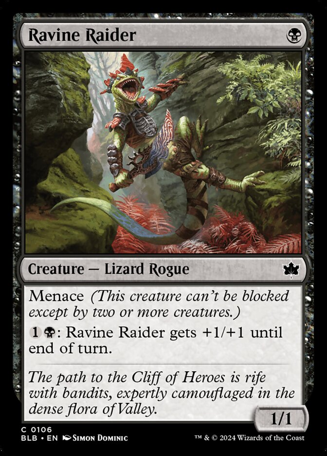 Ravine Raider 106 (Bloomburrow)  - Foil | Good Games Morley