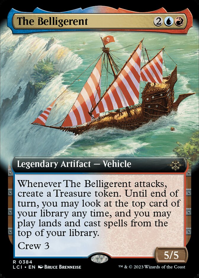 The Belligerent 384/291 (The Lost Caverns of Ixalan)  - Extended Art | Good Games Morley