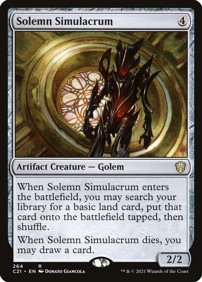 Solemn Simulacrum 264 (Commander 2021)  | Good Games Morley