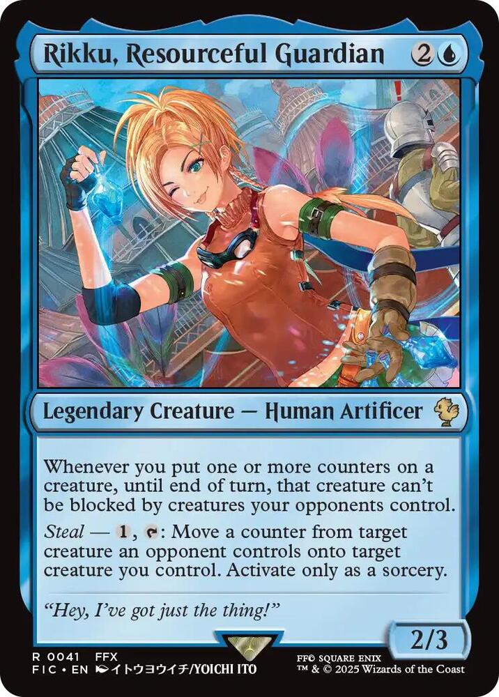 Rikku, Resourceful Guardian 41 (Commander: FINAL FANTASY)  - Surge Foil | Good Games Morley