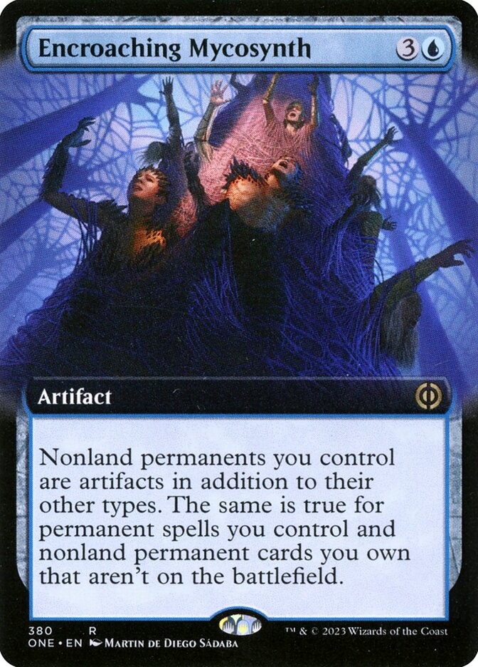 Encroaching Mycosynth 380/271 (Phyrexia: All Will Be One)  - Extended Art | Good Games Morley