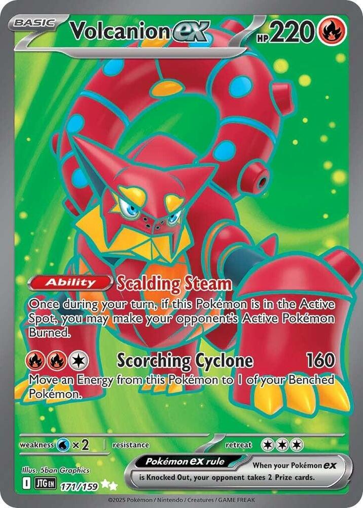 Volcanion ex 171/159 (SV09: Journey Together)  - Holofoil | Good Games Morley