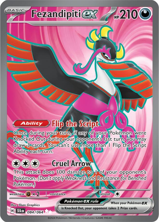 Fezandipiti ex 084/064 (SV: Shrouded Fable)  - Holofoil | Good Games Morley
