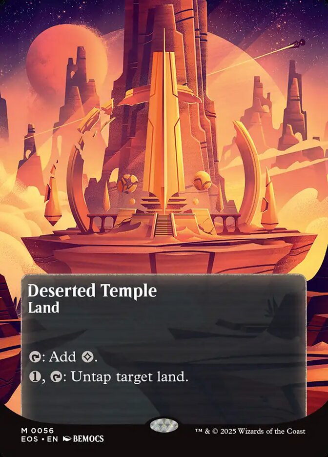 Deserted Temple 56 (Edge of Eternities: Stellar Sights)  - Borderless | Good Games Morley