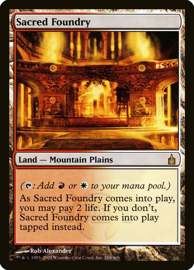 Sacred Foundry 280/306 (Ravnica: City of Guilds)  | Good Games Morley