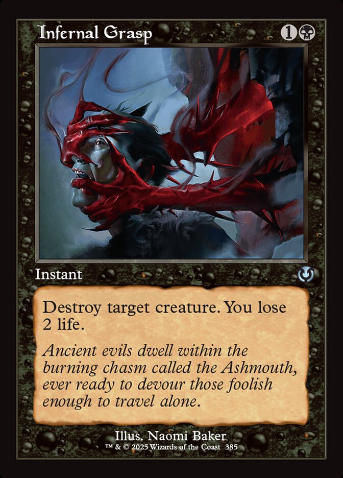 Infernal Grasp 385 (Innistrad Remastered)  - Retro | Good Games Morley