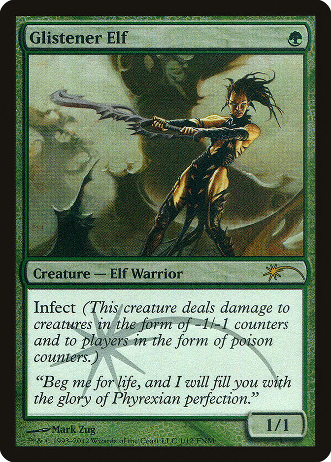 Glistener Elf 1/12 (FNM Promos)  - Foil | Good Games Morley