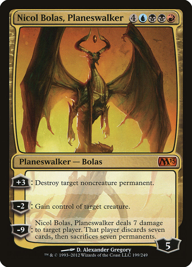 Nicol Bolas, Planeswalker 199/249 (Magic 2013 (M13))  | Good Games Morley