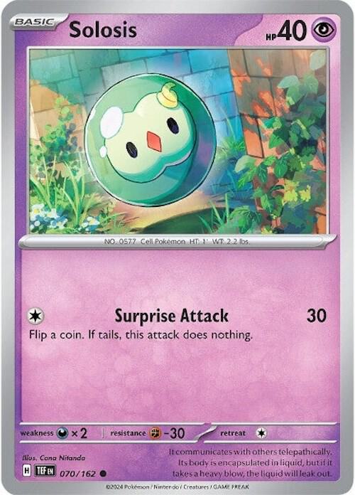 Solosis 070/162 (SV05: Temporal Forces)  - Reverse Holofoil | Good Games Morley