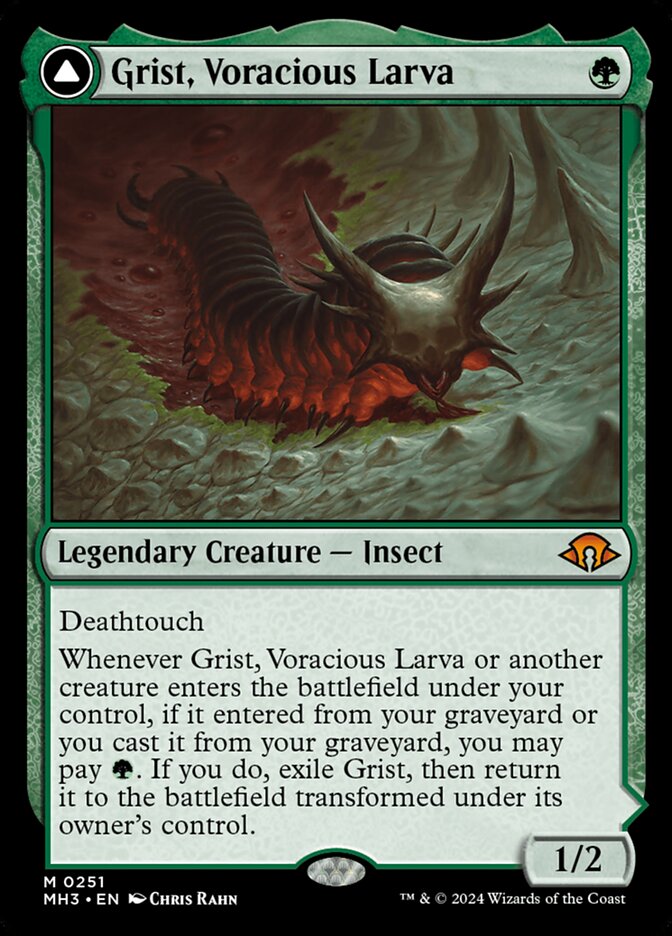 Grist, Voracious Larva // Grist, the Plague Swarm 251 (Modern Horizons 3)  | Good Games Morley
