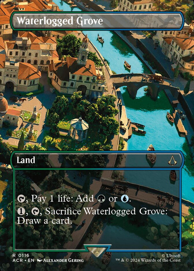Waterlogged Grove 116/110 (Universes Beyond: Assassin's Creed)  - Borderless | Good Games Morley