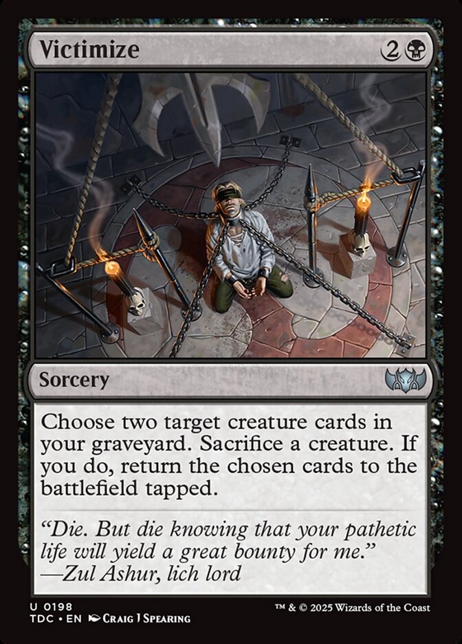 Victimize 198 (Commander: Tarkir: Dragonstorm)  | Good Games Morley