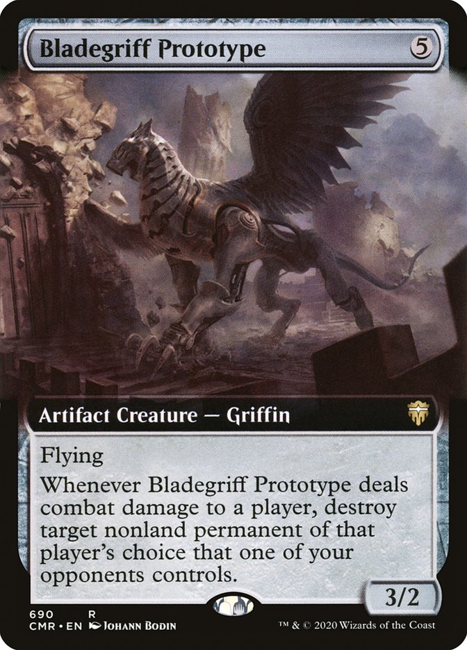 Bladegriff Prototype 690 (Commander Legends)  - Extended Art Foil | Good Games Morley