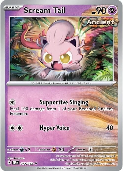 Scream Tail 077/162 (SV05: Temporal Forces)  - Reverse Holofoil | Good Games Morley