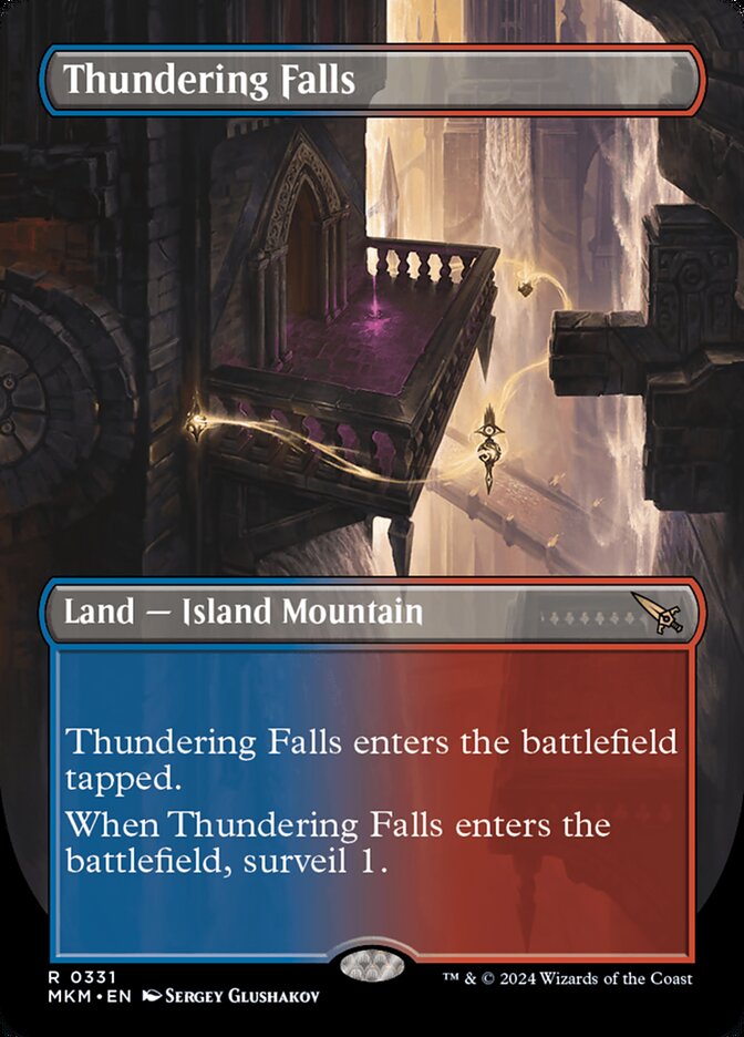 Thundering Falls 331 (Murders at Karlov Manor)  - Borderless Foil | Good Games Morley