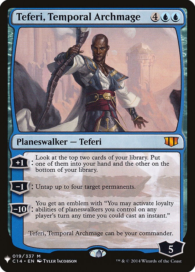 Teferi, Temporal Archmage 19 (The List Reprints)  | Good Games Morley
