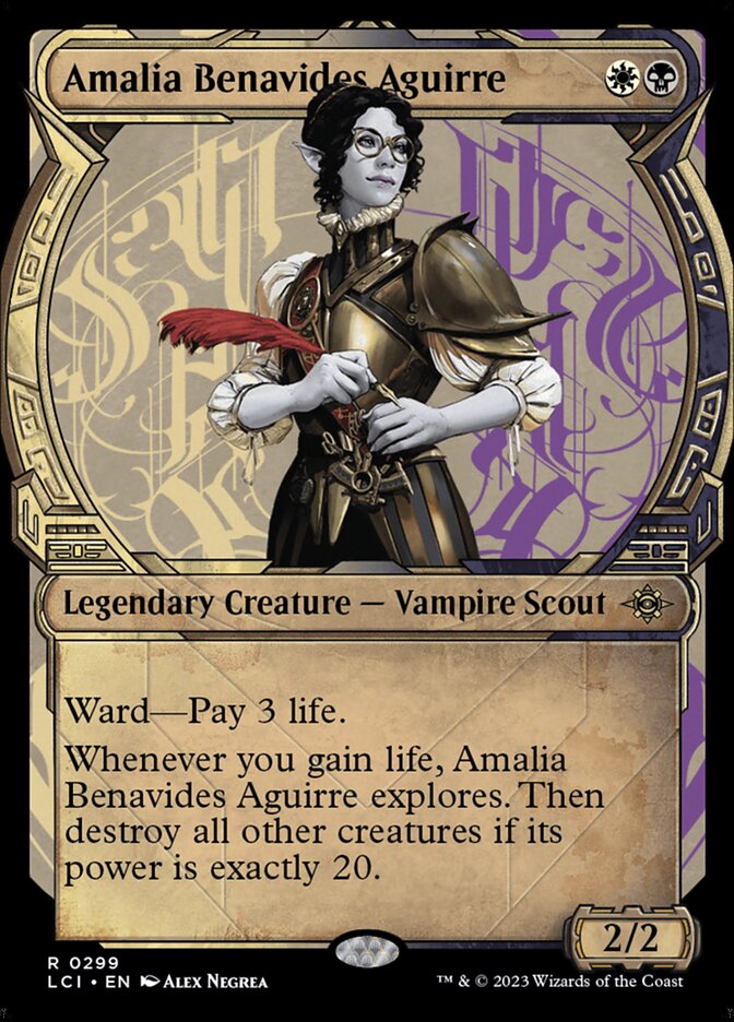 Amalia, Benavides Aguirre 299/291 (The Lost Caverns of Ixalan)  - Showcase | Good Games Morley