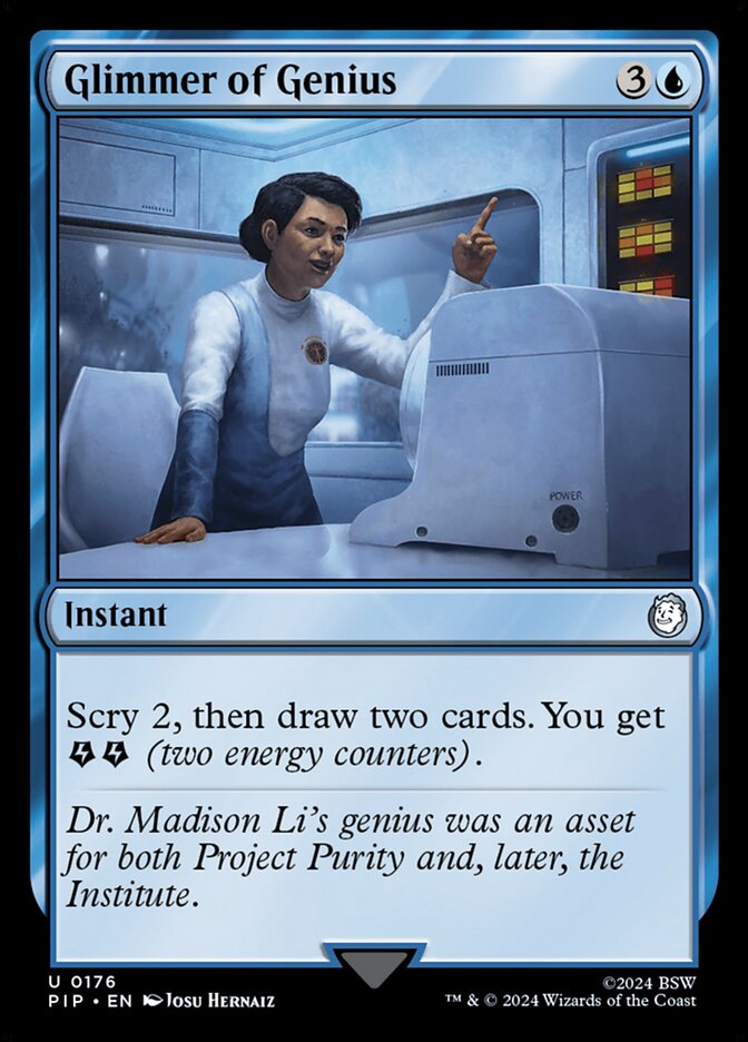 Glimmer of Genius 176/326 (Universes Beyond: Fallout)  | Good Games Morley